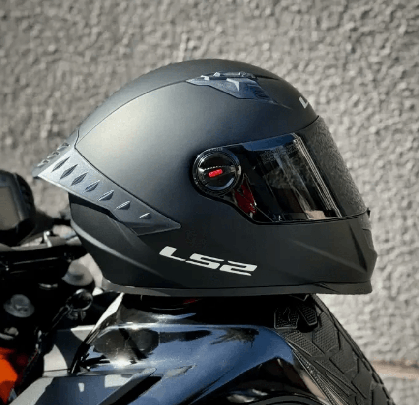 Casco LS2 816 Cosmos Solid Negro / Mate